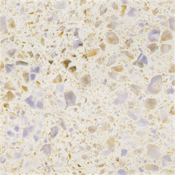 Elegant Warm Ivory Beige Terrazzo Surface