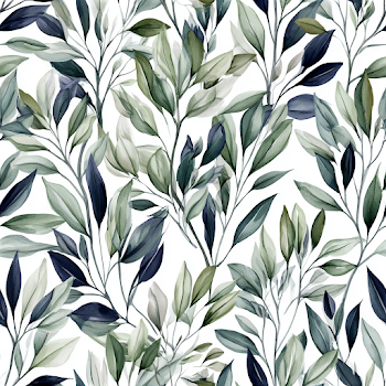 Elegant Watercolor Botanical Pattern
