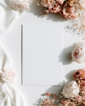 Elegant Wedding Stationery Design Template