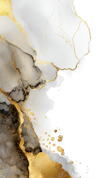 Elegant White and Gold Abstract Background