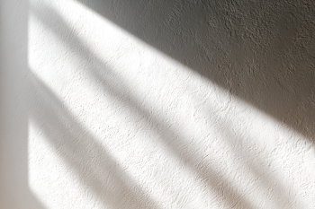 Elegant White Plaster Wall with Subtle Texture