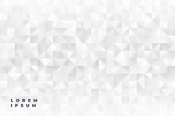 Elegant white triangle shapes background Free Vector
