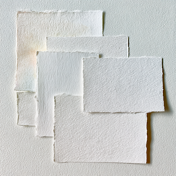 Elegant White Watercolor Paper Texture