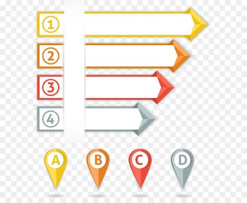 Element Infographic Chart Arrow - PPT element 