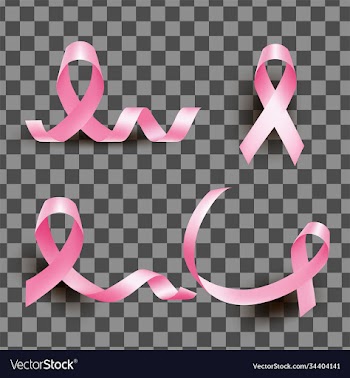 element pink ribbon for breast cancer