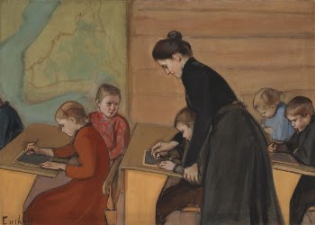 Elementary school, 1899, by Magnus | Free Photo - rawpixel