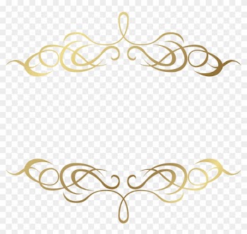 Elements Clipart Transparent - Gold Decoration Png