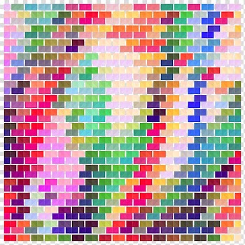 Elements, Hong Kong Brick, Color stitching brick wall transparent background PNG clipart