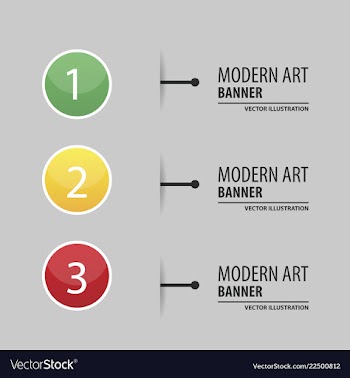 Elements of infographics in modert art style vector image