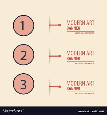 Elements of infographics in modert art style vector image