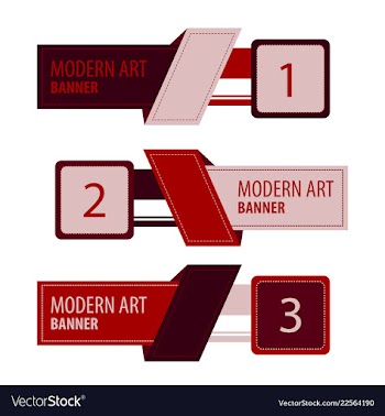 Elements of infographics in modert art style vector image