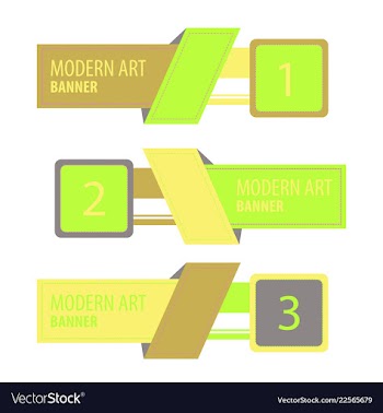 Elements of infographics in modert art style vector image