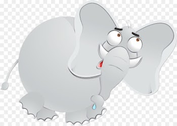 Elephant, Cartoon, Carnivores, Elephants And Mammoths PNG