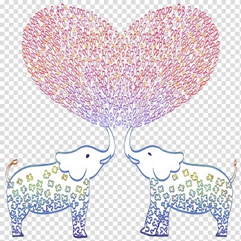 Elephant Cartoon Illustration, Elephant transparent background PNG clipart