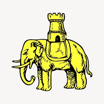 Elephant chess clipart, animal illustration | Free Vector - rawpixel