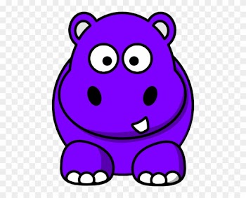 Elephant Clip Art - Baby Hippo Clip Art