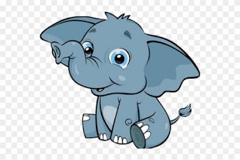 Elephant Clipart Animated - Clip Art Animals Cute