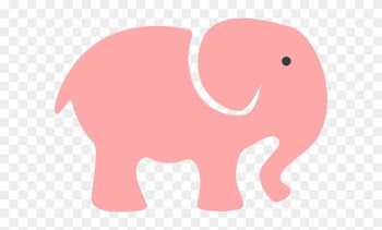 Elephant Clipart Baby Shower - Grey Baby Shower Elephant