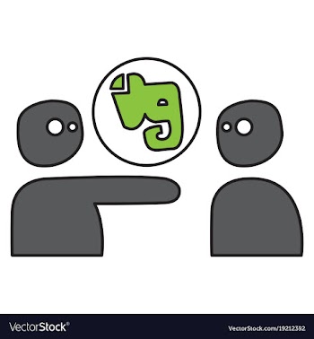 Elephant evernote logo vector image