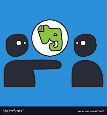 Elephant evernote logo vector image