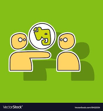 Elephant evernote logo vector image