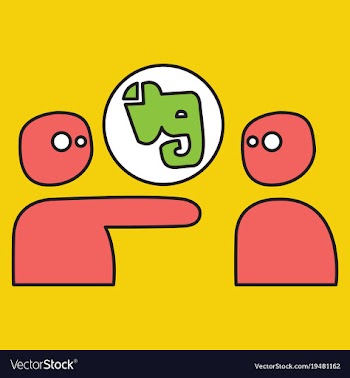 Elephant evernote logo vector image