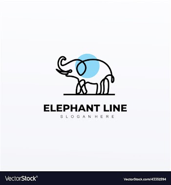 elephant logo design