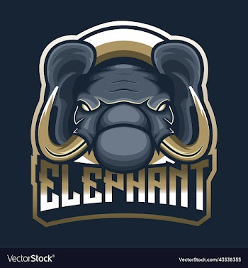 elephant mascot logo