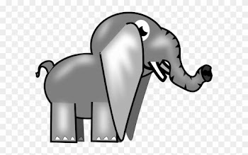 Elephant Png Images - Custom Baby Elephant Shower Curtain