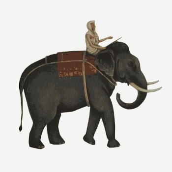 Elephant rider vintage clipart, Indian | Free PSD - rawpixel