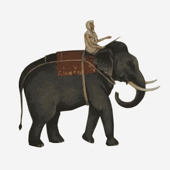 Elephant rider vintage illustration. Free | Free Photo - rawpixel