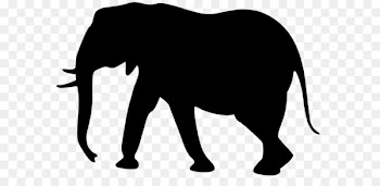 Elephant Silhouette Clip art - Elephant Silhouette PNG Clip Art Image 