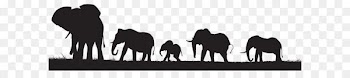 Elephant Silhouette Clip art - Elephants Silhouette PNG Clip Art Image 