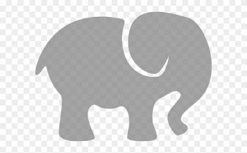 Elephant Silhouette Clip Art Gray Elephant Clip Art - Baby Elephant Silhouette Clip Art