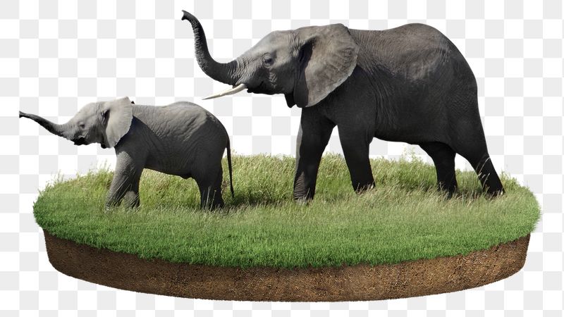 Elephants png sticker, animal, transparent | Free PNG - rawpixel
