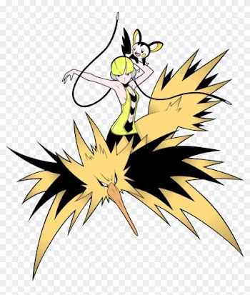 Elesa's Zapdos Vector By Paperjoey - Zapdos Girl