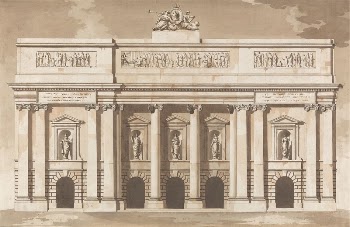 Elevation for the West Front | Free Photo - rawpixel
