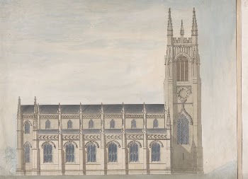 Elevation of an Unidentified Church | Free Photo - rawpixel
