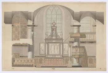 Elevation of the Altar Wall | Free Photo - rawpixel