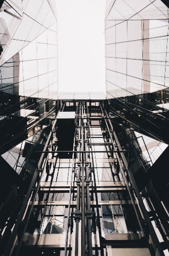 Elevators at One New Change in London