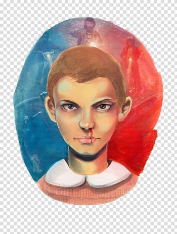 Eleven Stranger Things T-shirt Hoodie Drawing, watercolor brush transparent background PNG clipart