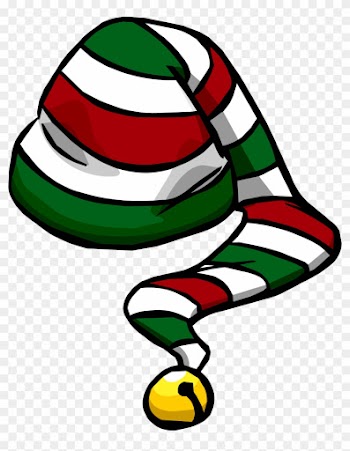 Elf Hat Clipart Transparent Background - Candy Cane Transparent Background