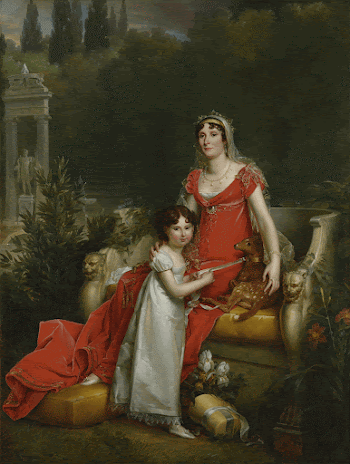 Elisa Bonaparte with her daughter | Free Photo - rawpixel