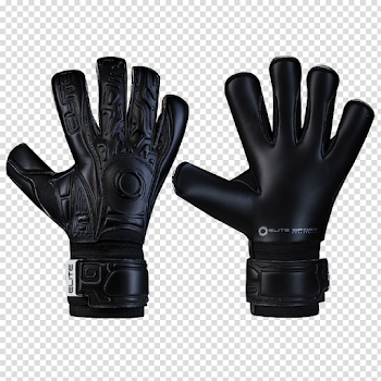 Elite Sport Black Solo Soccer Goalie Glove | Keeperstop