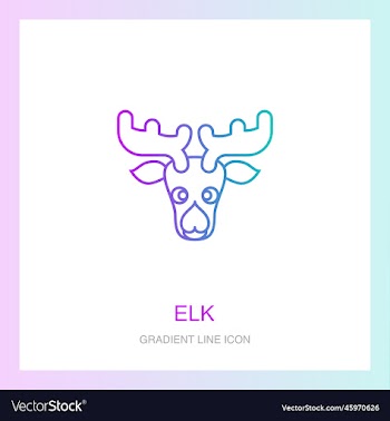 elk creative icon from new year icons collection