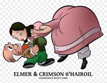 Elmer N Crimson O'hairoil By Boscoloandrea - Confederate Honey Merrie Melodies