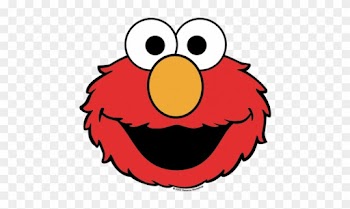 Elmo Face - Sesame Street Elmo Face