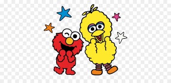 Elmo Sticker Sesame Workshop Big Bird Emoji - Emoji 