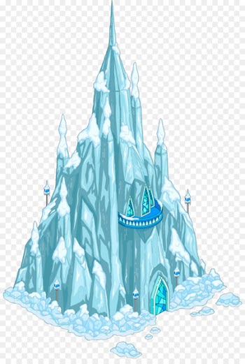 Elsa Anna Ice palace Castle Clip art - illustration 