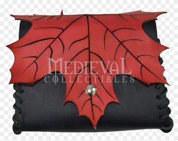 Elven Leaf Leather Pouch - Armor Venue: Elven Leaf Leather Pouch - Sporran Larp